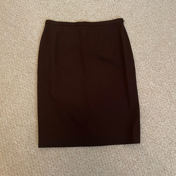 MOSCHINO CHEAP AND CHIC Vintage Fully Lined Brown Pencil Skirt - Picture 2 of 14